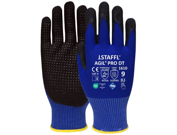 HANDSCHUHE m.NOPPEN Medium, 161035 - J.Staffl