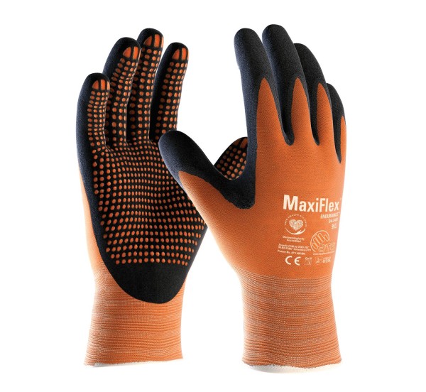 HANDSCHUHE MaxiFlex m.NOPPEN X-Large