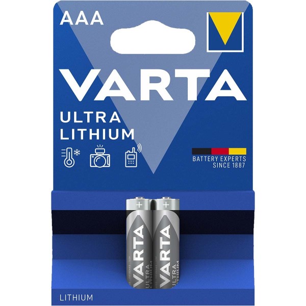 Batterie AAA MICRO 1,5V LITHIUM 2er-Packung