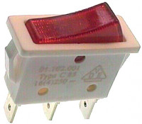 LEUCHTWIPPSCHALTER 30x11mm ROT LEUCHTWIPPSCHALTER 30x11mm ROT